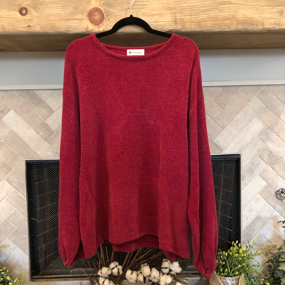 Mauve Chenille Sweater - image 1